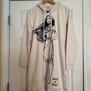 Pocahontas long dress sweater